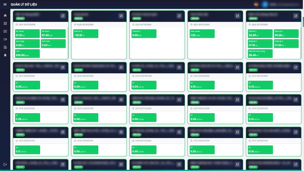 Navis - Giao diện giám sát nhiều trạm